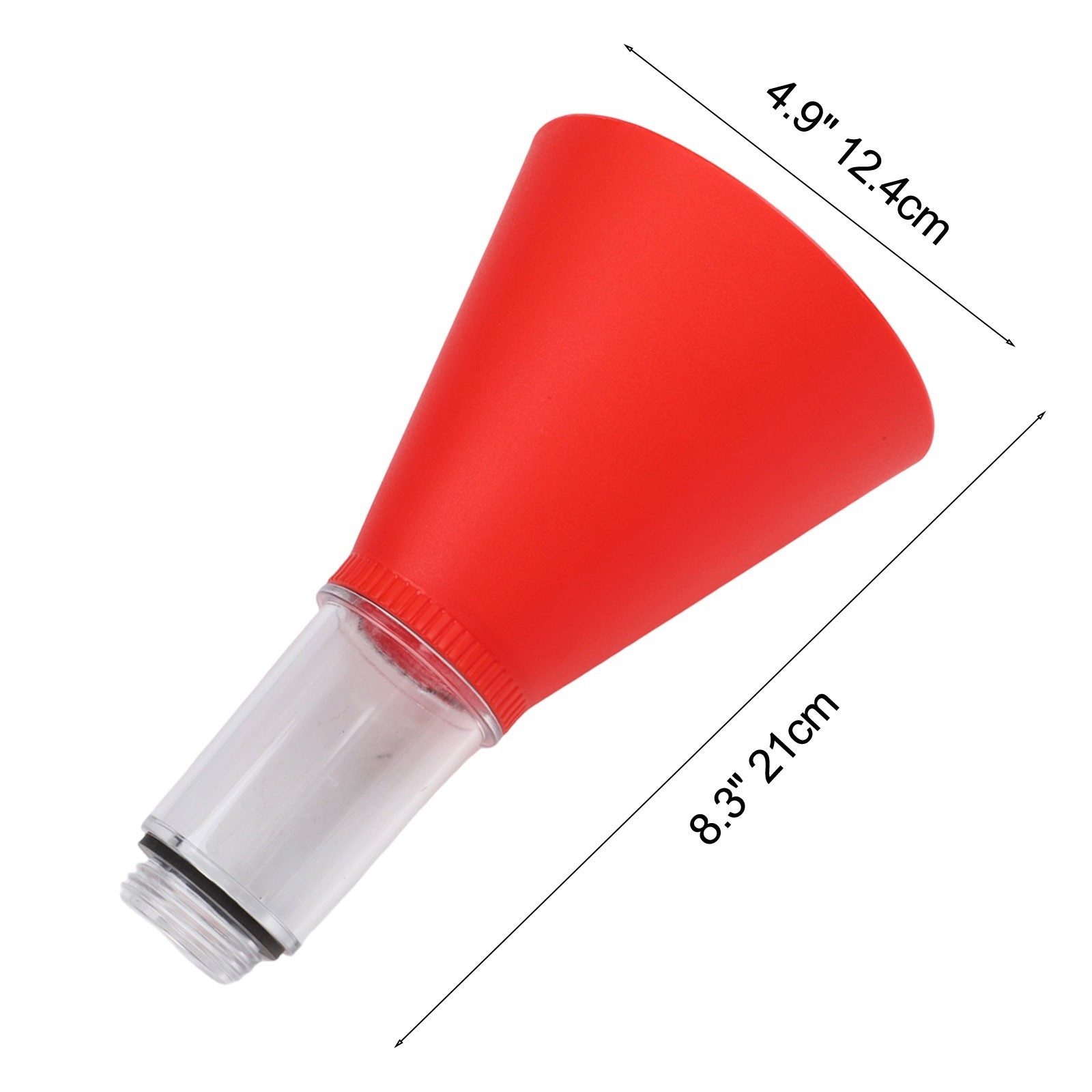 Locking Oil Funnel Threaded Adapter Hands-Free Fill Tool 37mm For Toyota For KIA