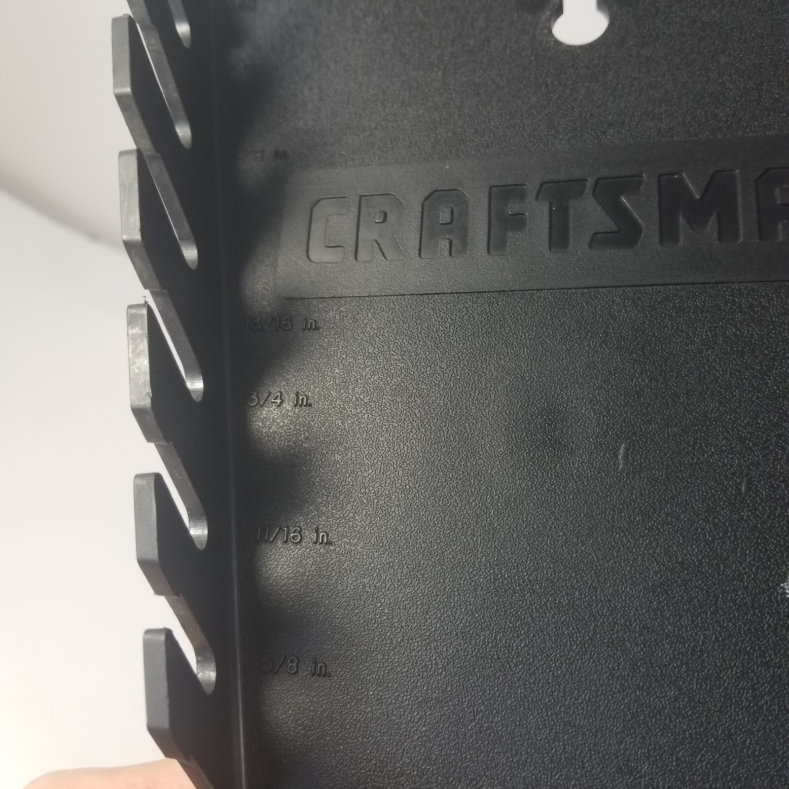 CRAFTSMAN Wall Mount Snap In Wrench Set Holder Only Black