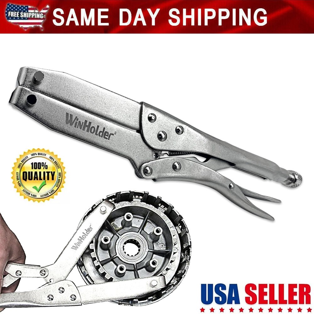 Motorcycle Clutch Hub Tool Universal Flywheel Holding Hand Tool Lockable Clamp