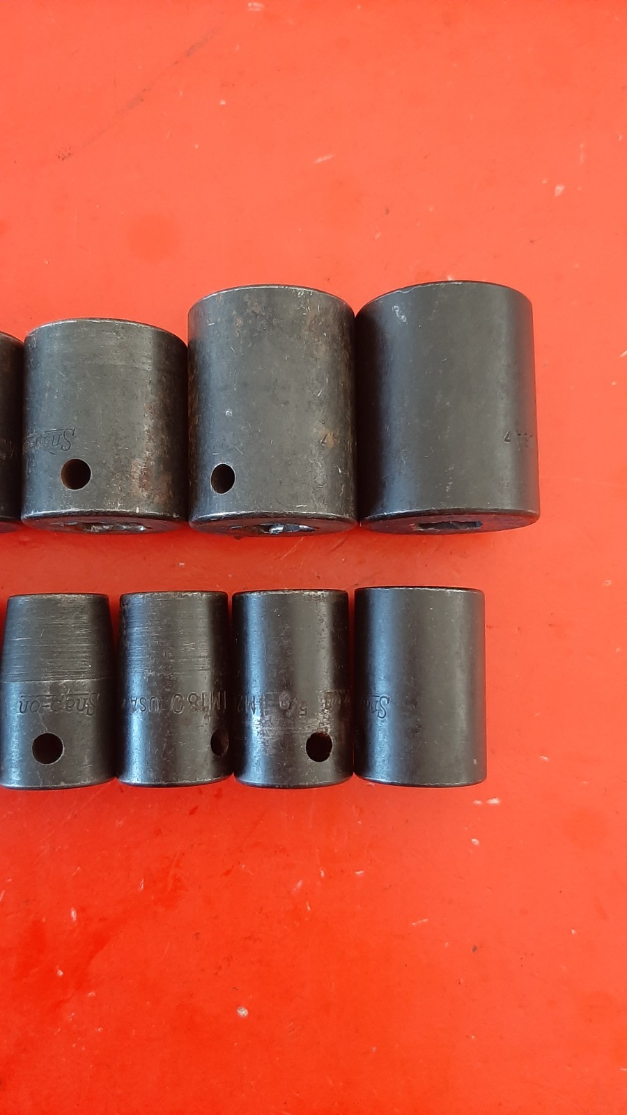 Snap-On 1/2″ Drive 11 pc 6 Point SAE Shallow Impact Socket Set Im120-320 3/8″-1″