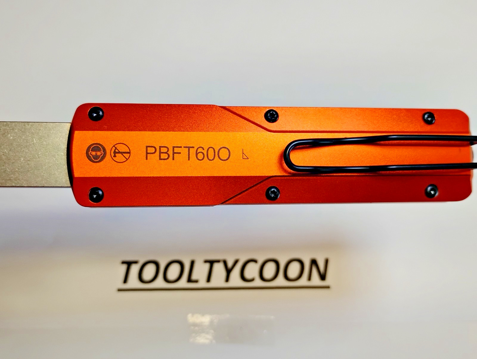 Snap-on Tools NEW ORANGE “OTF” Out The Front Retractable Panel Tool PBFT60O