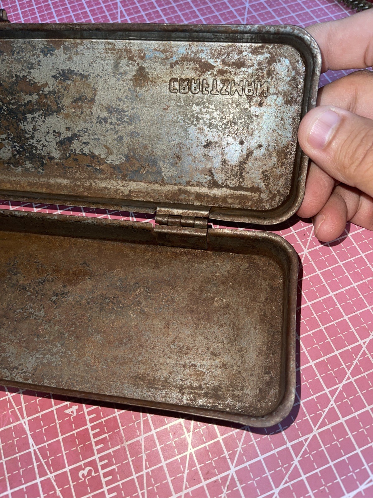 Vintage Sears Craftsman USA V Series 3/8 Drive Metal Case Only