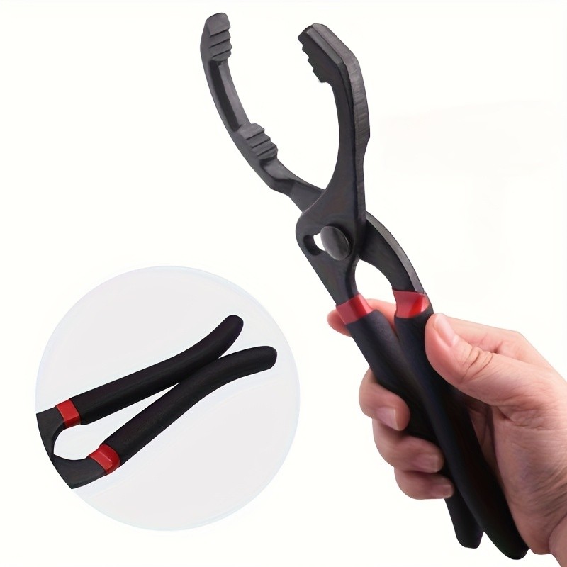 [Oil Filter Wrench] Adjustable Heavy-Duty Oil Filter Wrench with Non-Slip Grip