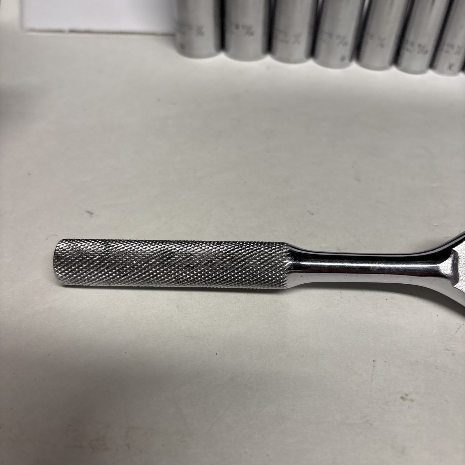 PROTO 3/8” Ratchet No. 5249 & PROTO 9 Piece 3/8” Drive Deep 12pt. Sockets U.S.A.