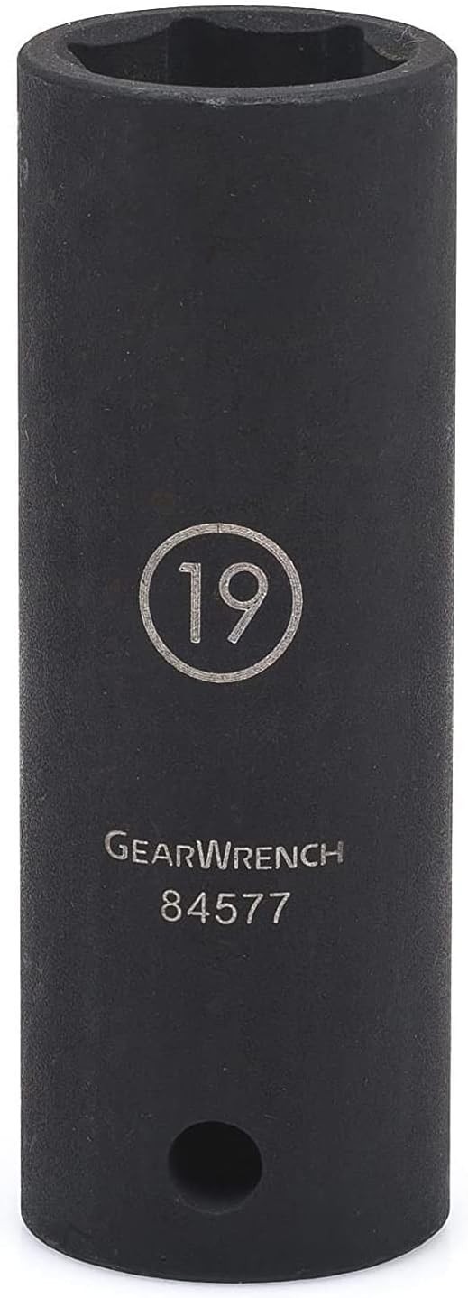 Professional-Grade 19mm Deep Impact Socket – Chrome Molybdenum Construction