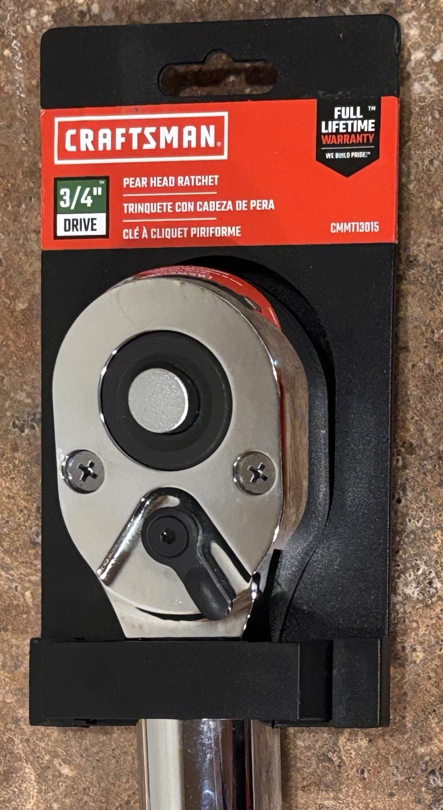 NEW CRAFTSMAN CMMT13015 3/4”Drive Quick Release Ratchet Wrench