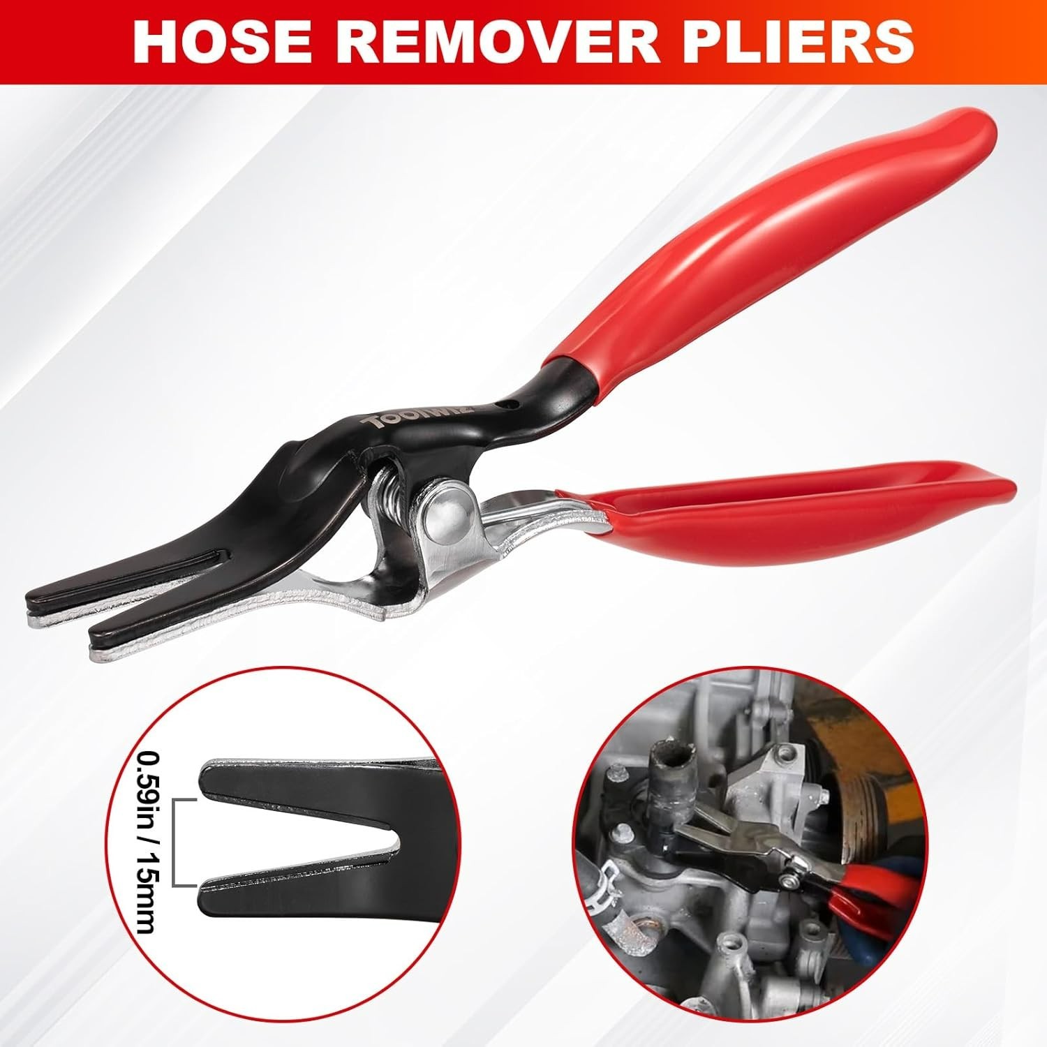 Complete Carbon Steel Fuel Line Pliers Set for Professional Mechanics – 6 Pieces