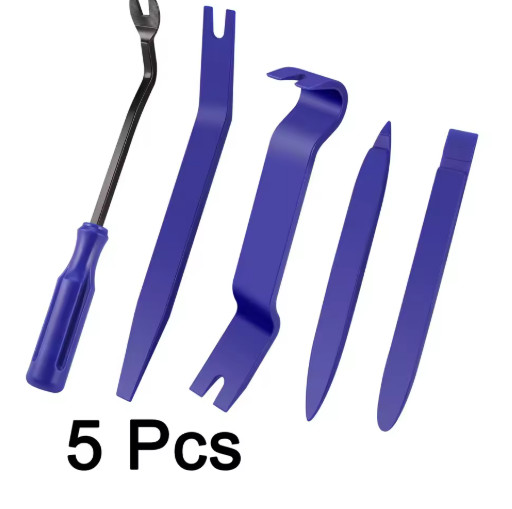 41Pc Car Trim Removal Tool Kit Panel Clip Fastener Pry Pliers Dash Radio Set