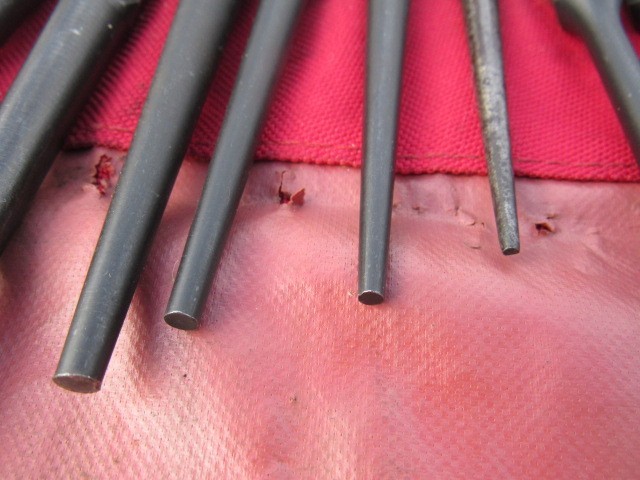 SNAP ON PPCBK715 15 PIECE DRIFT / PIN PUNCH & CHISEL SET W BAG