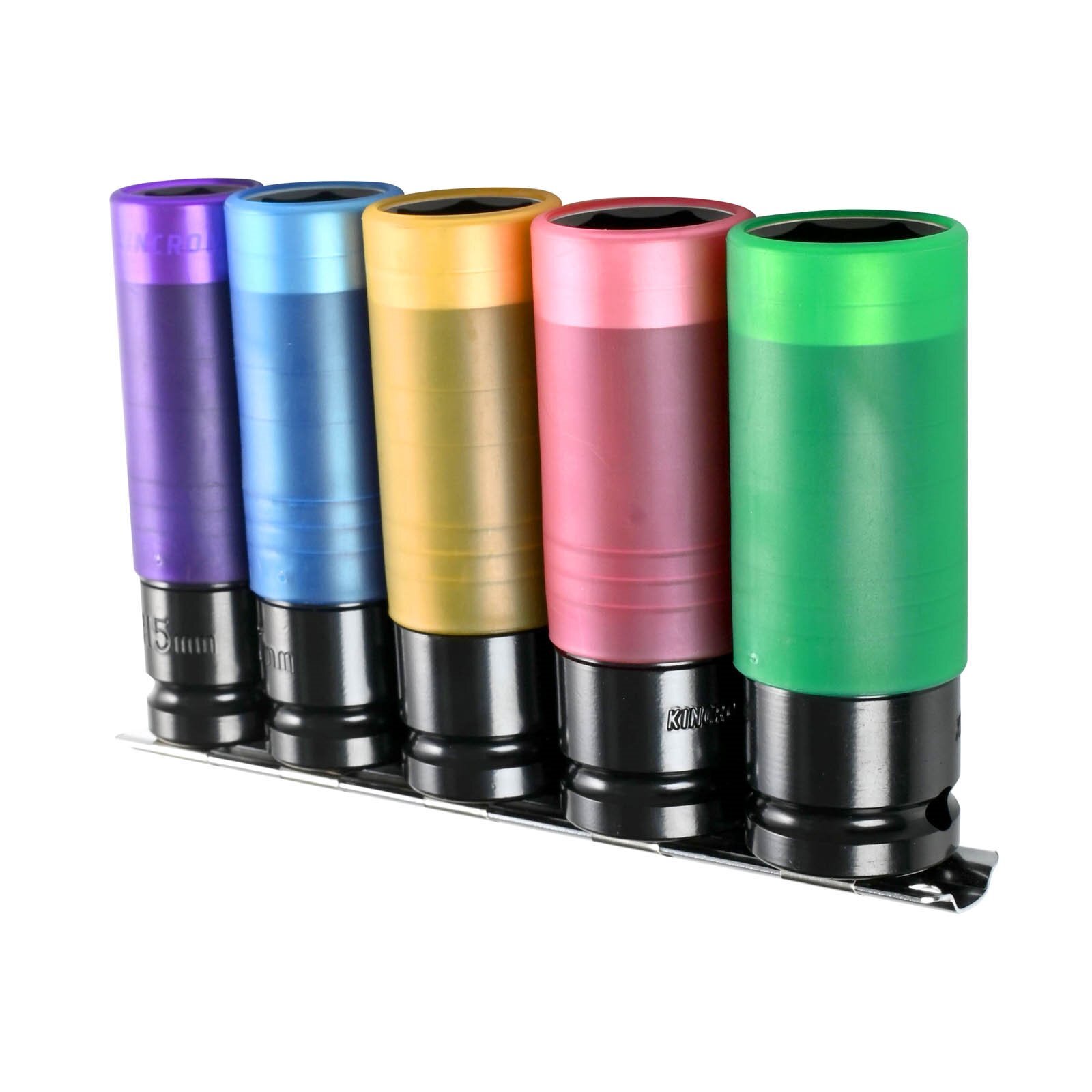 Kincrome 5 PIECE 1/2″ Square Drive Wheel Nut Impact Socket Set Heavy Duty K28216