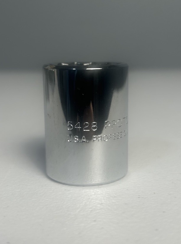Proto Socket 7/8″ 12 Point 1/2″ Drive 5428 USA BRAND NEW Chrome Socket SAE