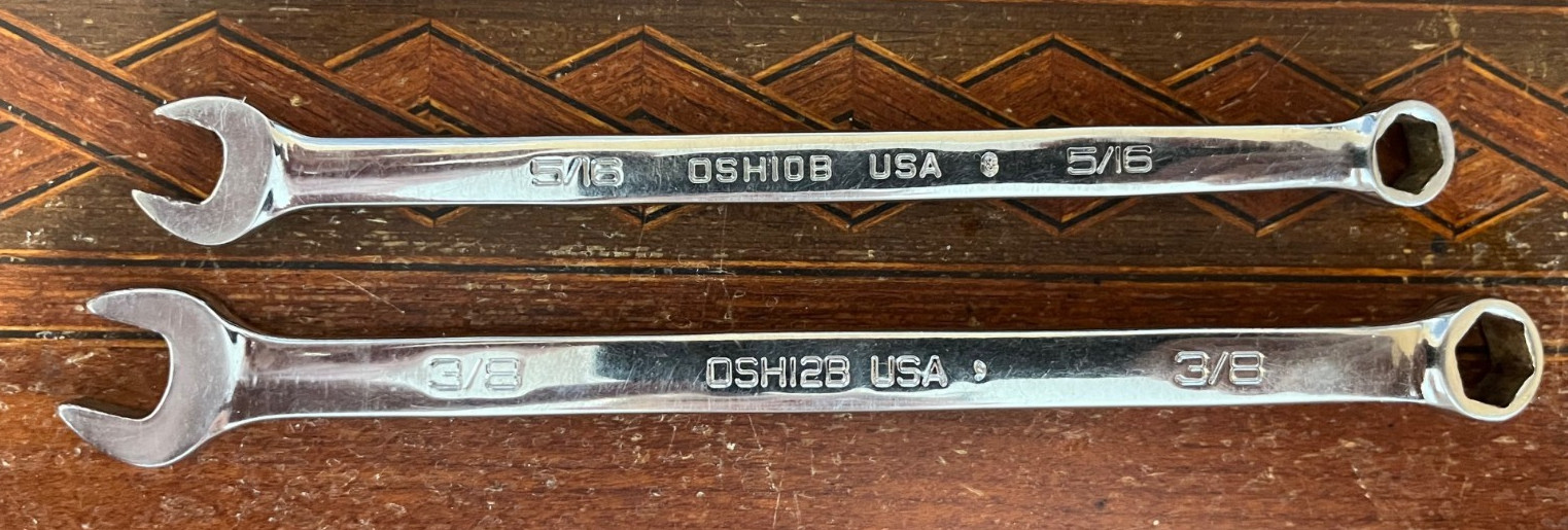 Snap-on OSH707B 6 Point Combination Wrench Set 8-Piece 5/16″-3/4″ Save $$$$