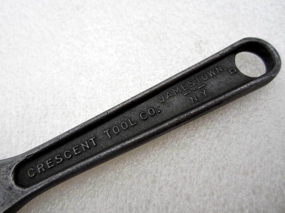 Vintage Crescent 4″ Adjustable Wrench Black Oxide Made in USA
