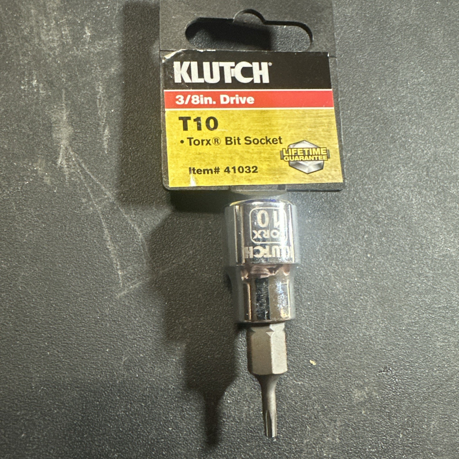 New Klutch 3/8 Drive T10 Torx Bit Socket