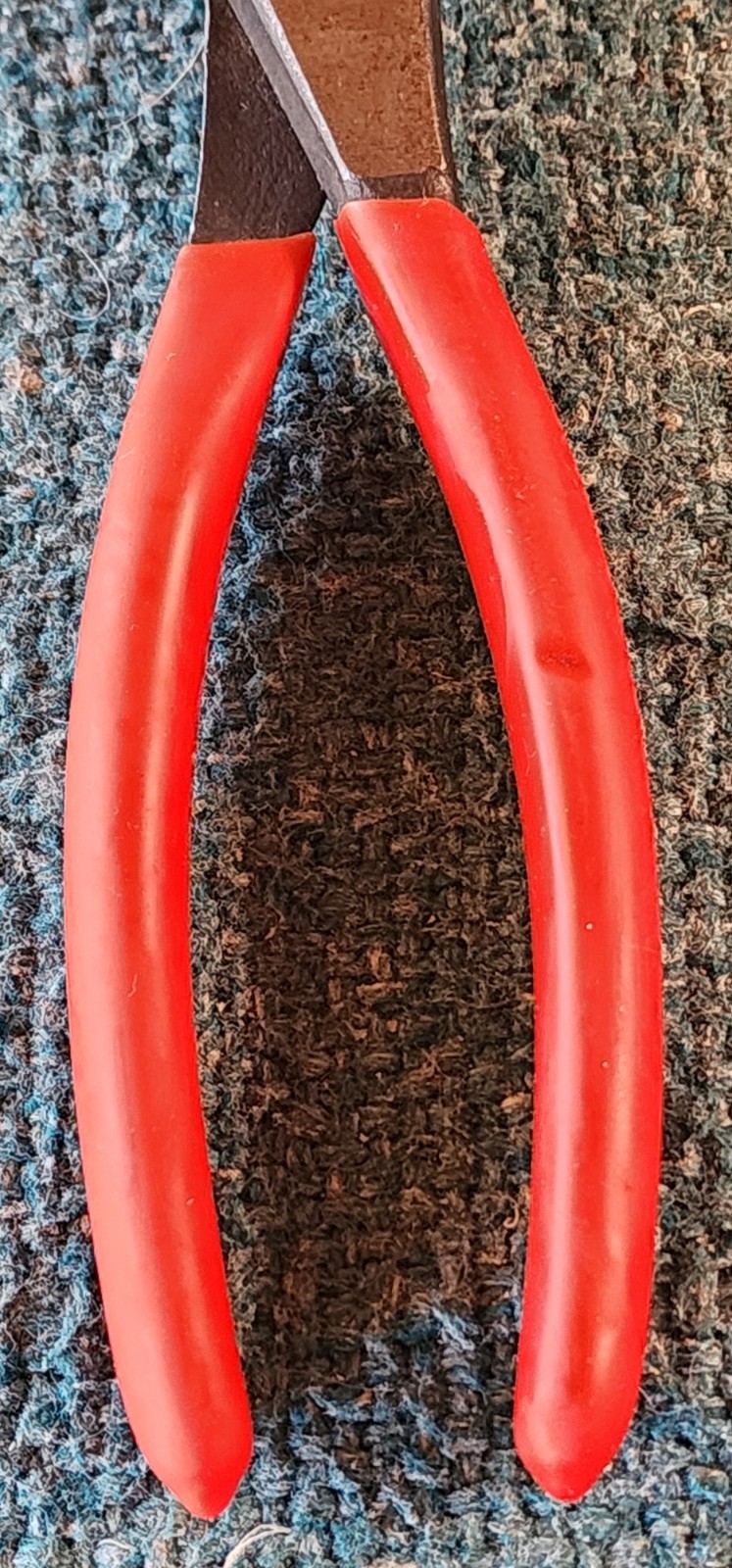 Vintage Dayton Chicago USA, 7.5″ End Knippers Cutters Red Handle 5X641 Preowned