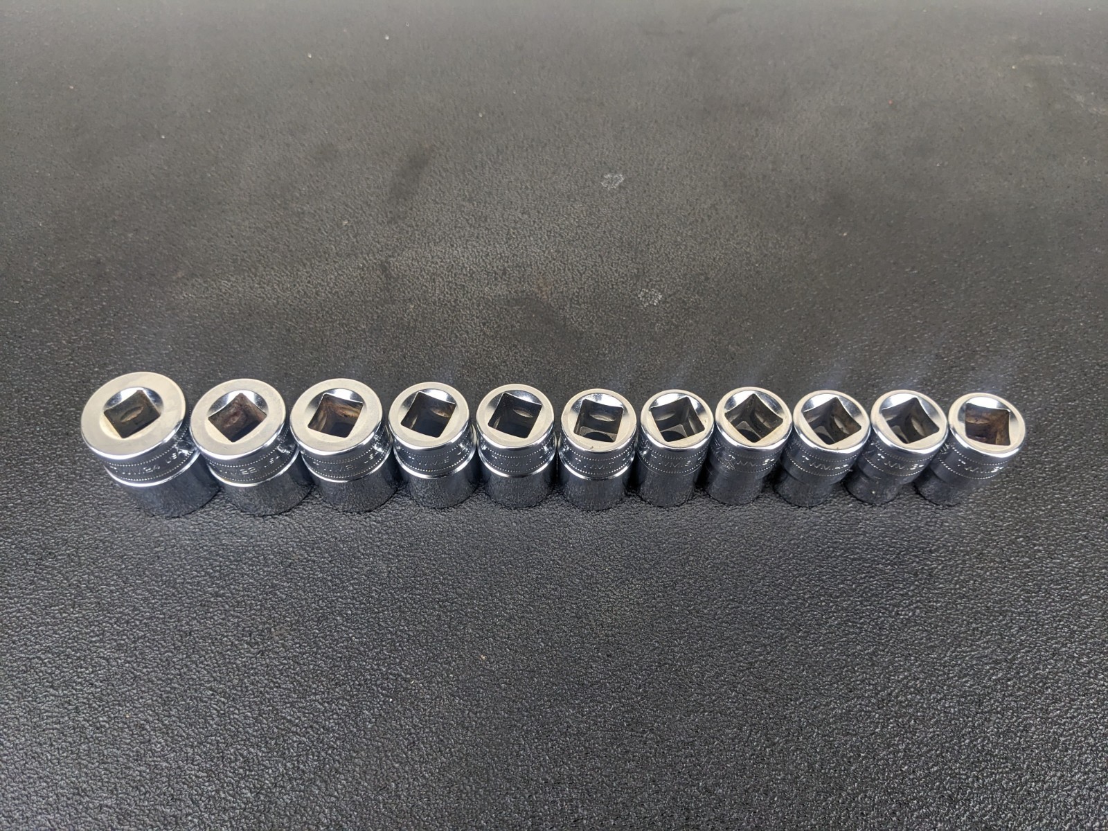 #bp494 Snap On 11pc 6 Point 1/2” drive Shallow Socket Set 24mm