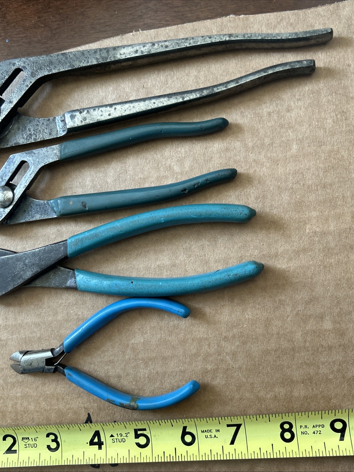 CHANNELLOCK 420 9” 426 6” Slip Joint Pliers 337 Angle Cutter & Japan Angle Snips