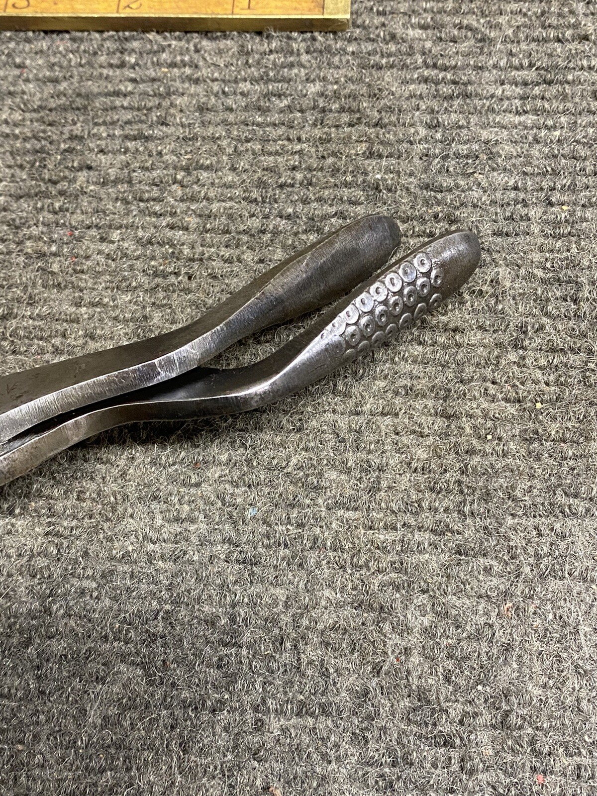 RARE VACUUM GRIP PRE SNAP ON No. 14 STEELDRAULIC PLIERS FORGED STEEL PROD 1921