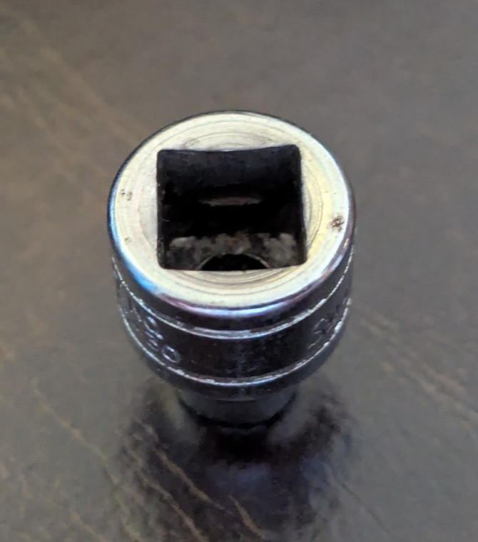 Snap-on FS081 3/8″ Drive 1/4″ SAE 6-Point Shallow Socket