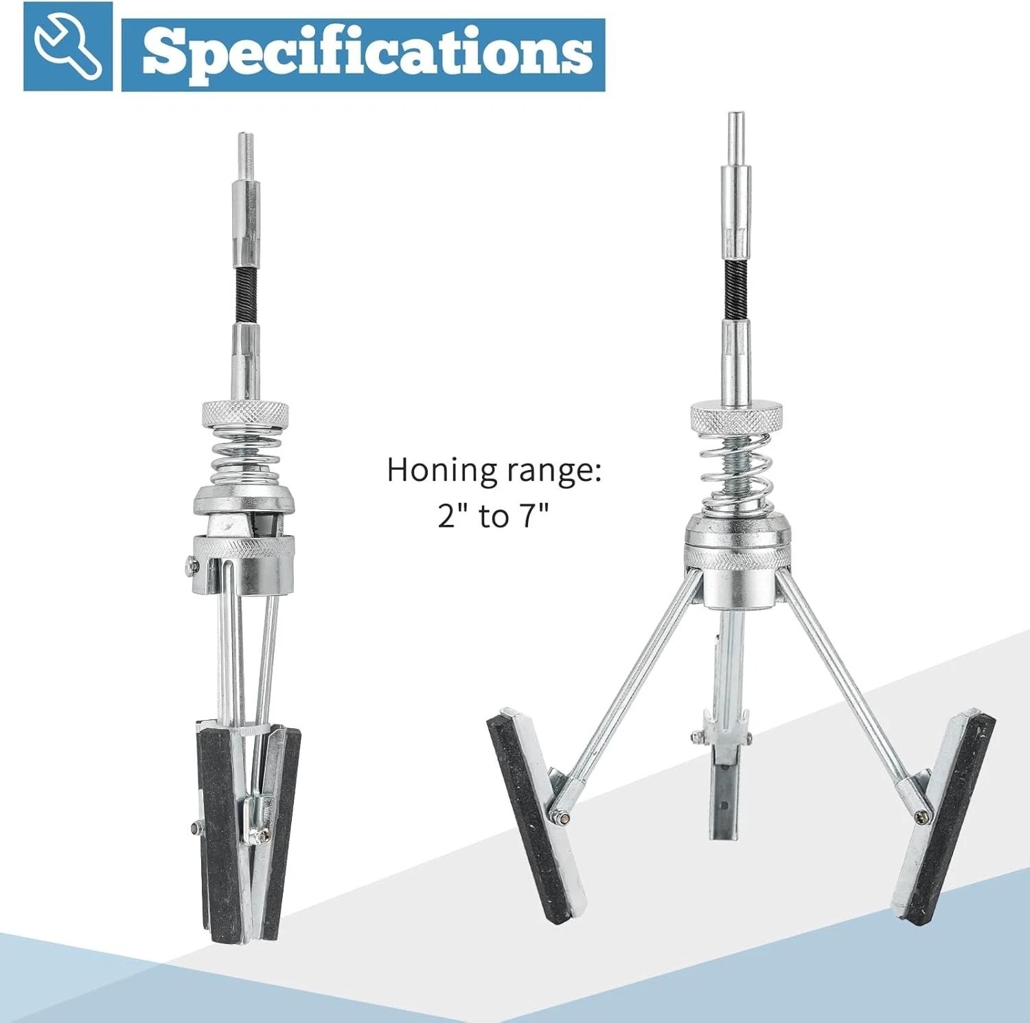 Brake Cylinder Hone Tool – Adjustable 2″ to 7″ with 3 Stones 220 Grit