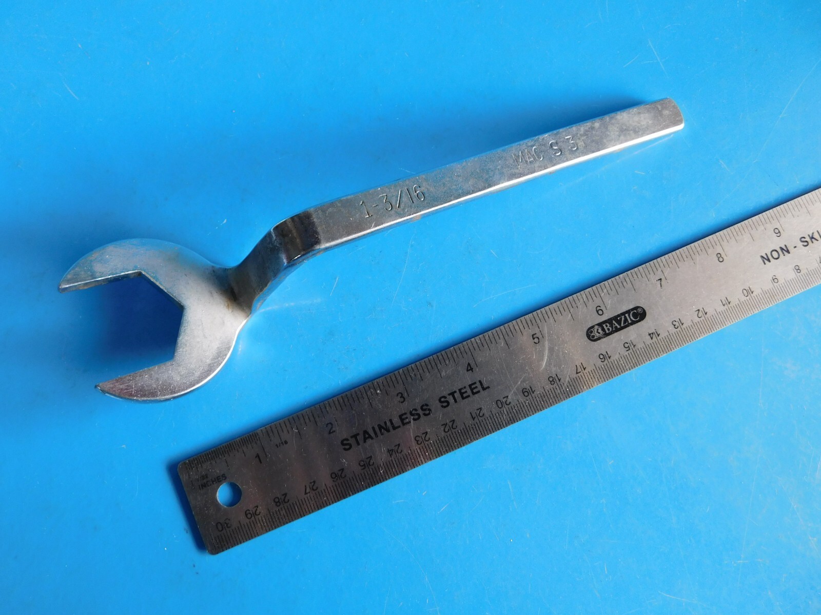 USED, MAC TOOLS»1-3/16 in.»OFFSET/OPEN SPECIALTY TYPE THIN WRENCH, PART #S31