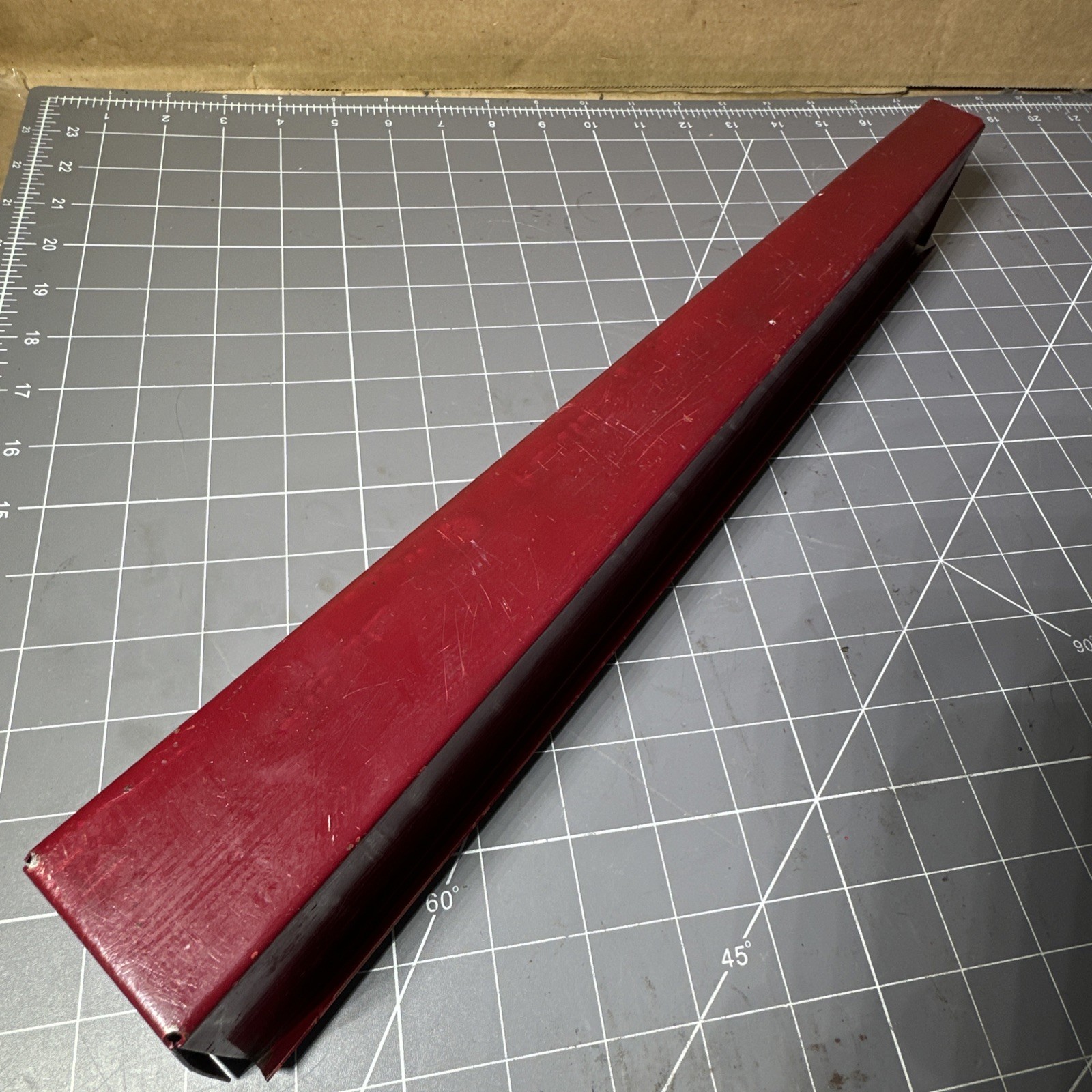 Vintage Snap-on KRA158 Metal Deep Socket Tray – Rare Royal Maroon 16-1/8”