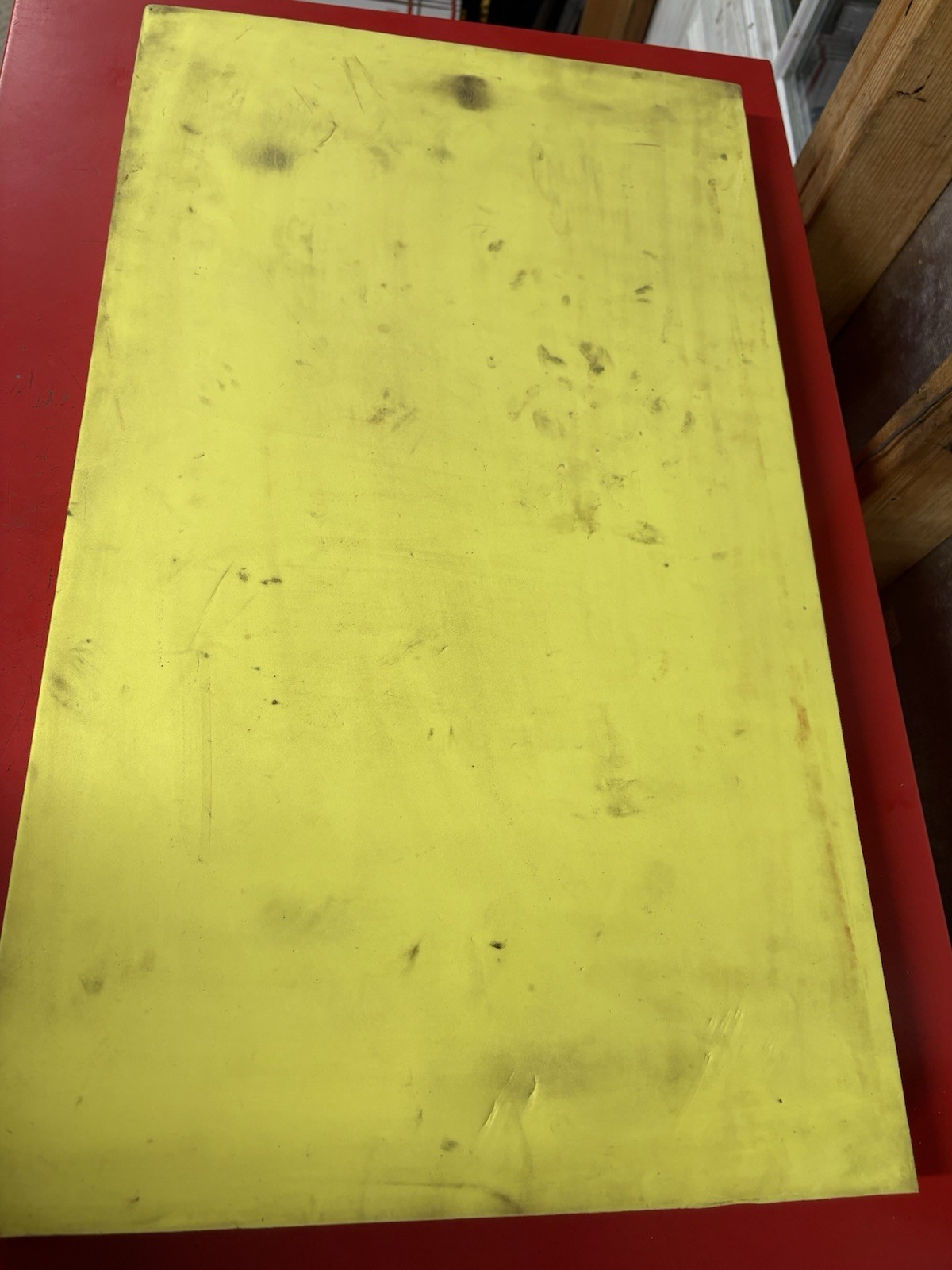 Snap-on HI-VIZ YELLOW Foam Hammer Tray HOLDS 6 hammers, FMH