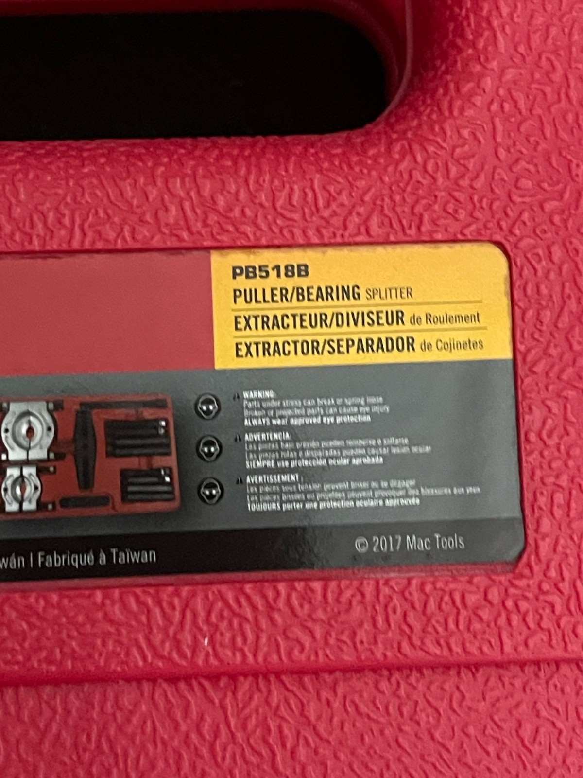 MAC TOOLS PULLER AND BEARING SPLITTER PB518B