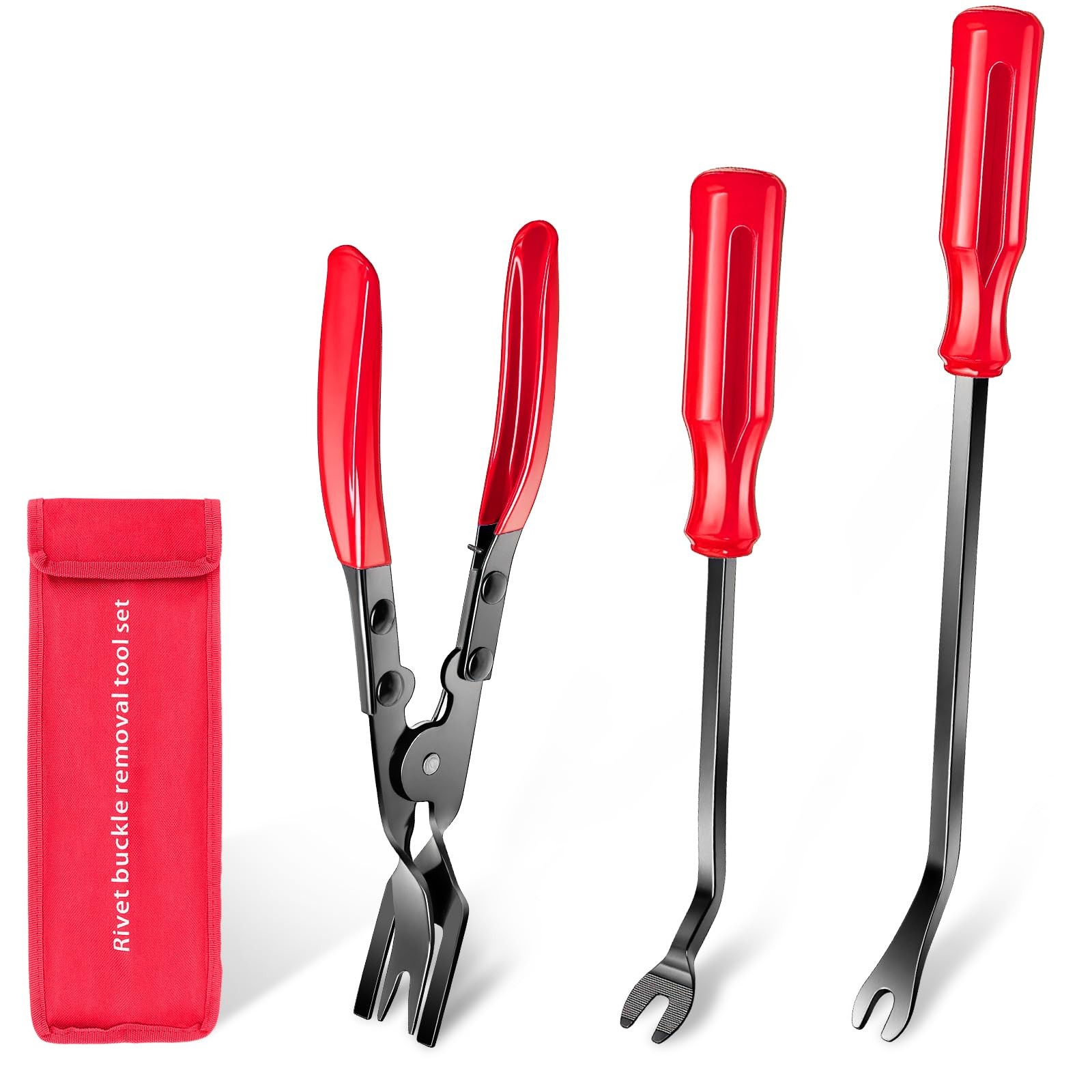 3 Pcs Clip Remover Tool, Clip Pliers Set Fastener Removal Tool , Auto Trim Remov