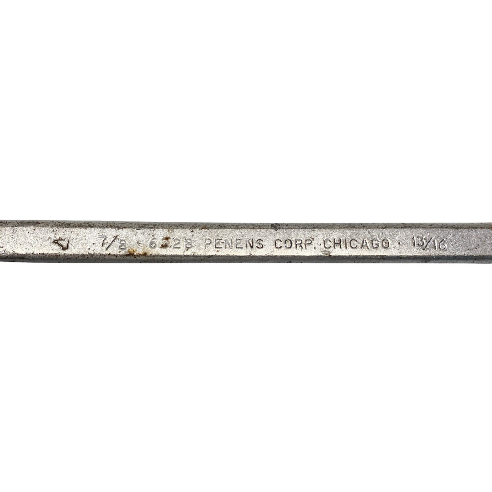 Penens Corp 6328, 7/8″ x 13/16″ Offset Box End 12 PT Wrench Made in Chicago USA