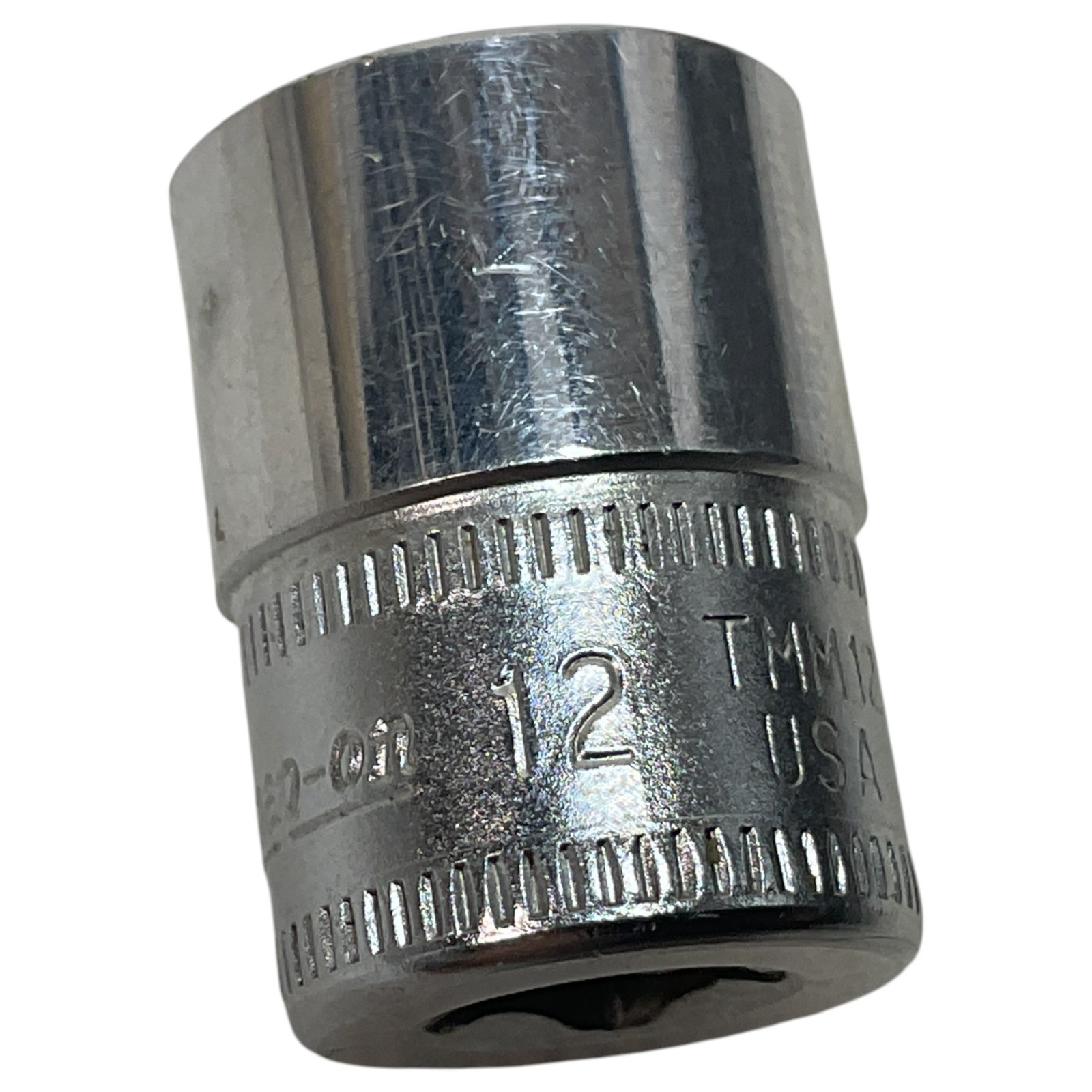 Snap-on TMM12 12mm Metric 6-Point Shallow Socket 1/4″ Drive USA Tool Snap On