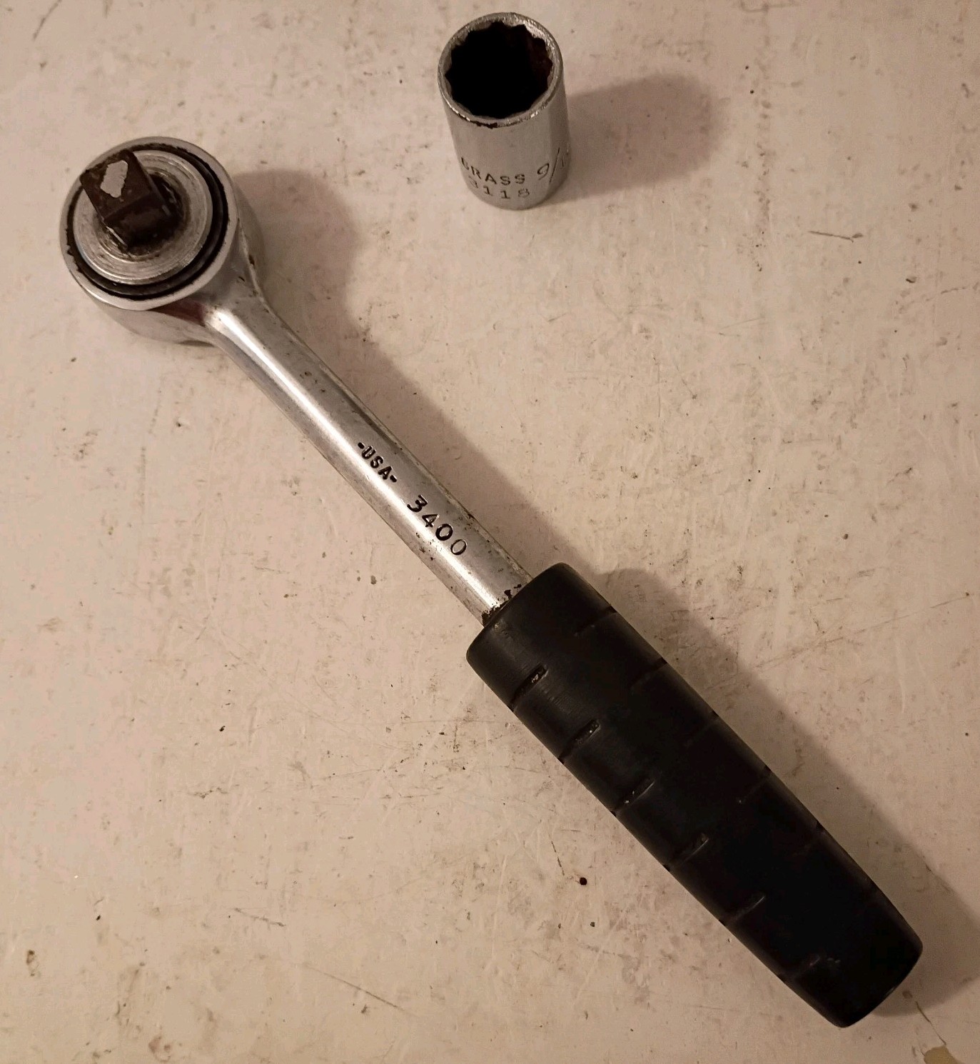 Bluegrass Tools USA 3/8 Ratchet Blk Handle