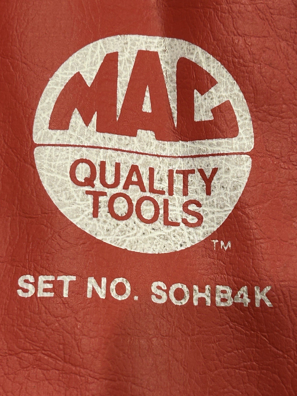Mac Tools KB124 Roll Up Pouch For Set SOHB4K