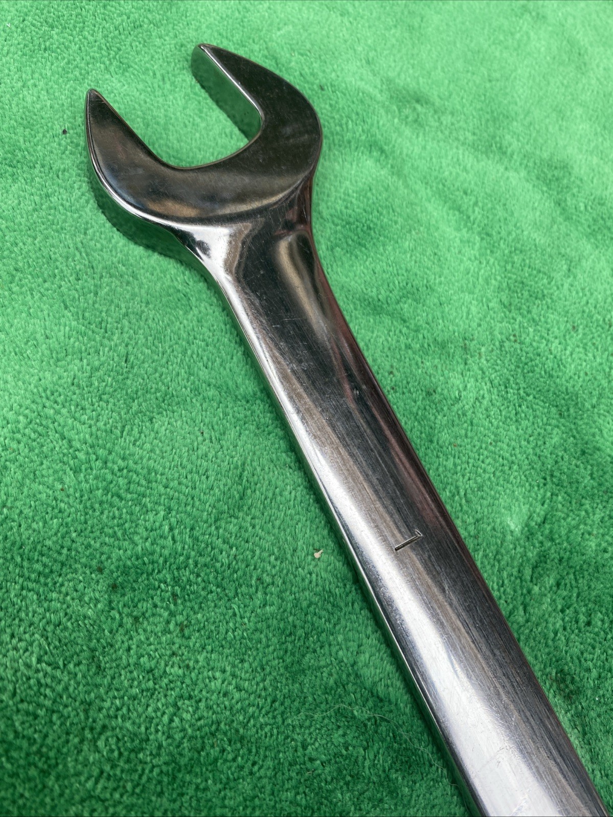 VINTAGE ARMSTRONG 1” 12 POINT COMBINATION OPEN BOX WRENCH # 25-432 USA