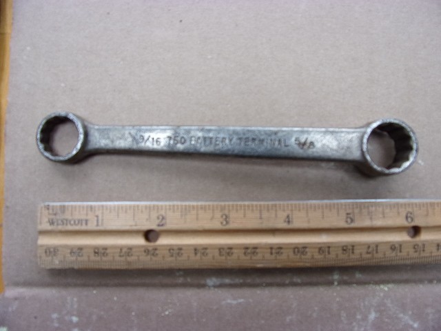 Vintage 750 Battery Terminal Box End Wrench 9/16 & 5/8″ FREE SHIPPING