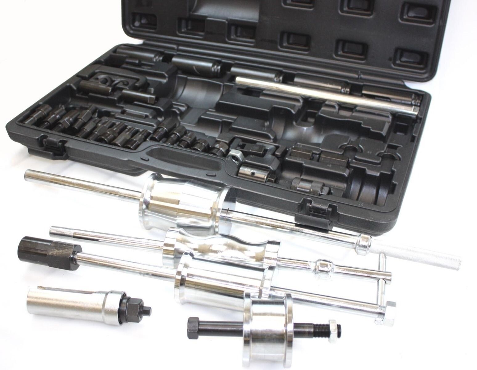 40Pcs Master Diesel Injector Extractor Common Rail Adaptor Puller & Slide Hammer