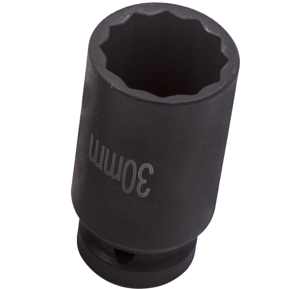 4x 12 Point 1/2″ Drive Spindle Axle Nut Socket Set 30mm 32mm 34mm 36mm