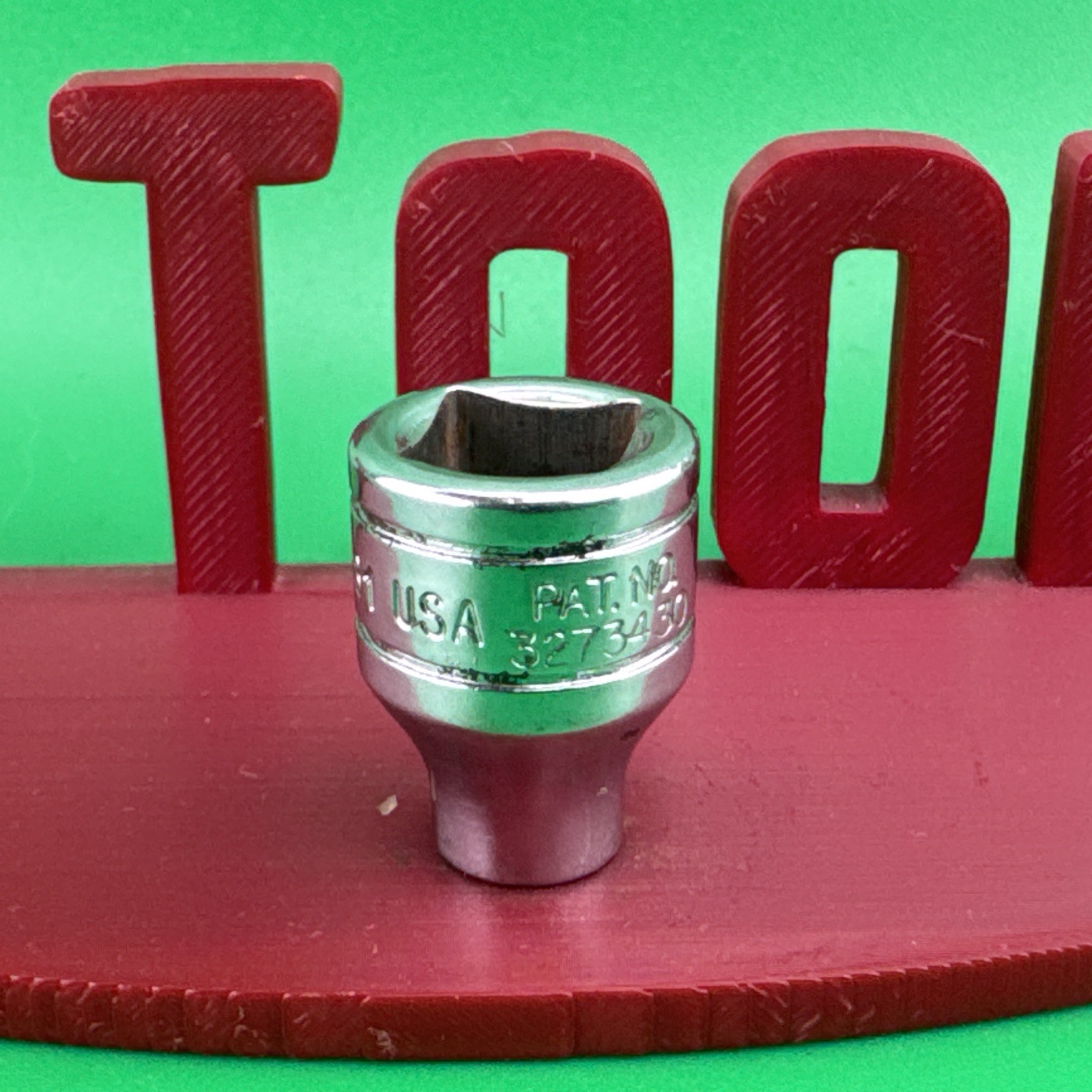 Snap On F081 3/8″ Drive 12-Point SAE 1/4″ Shallow Chrome Socket 1