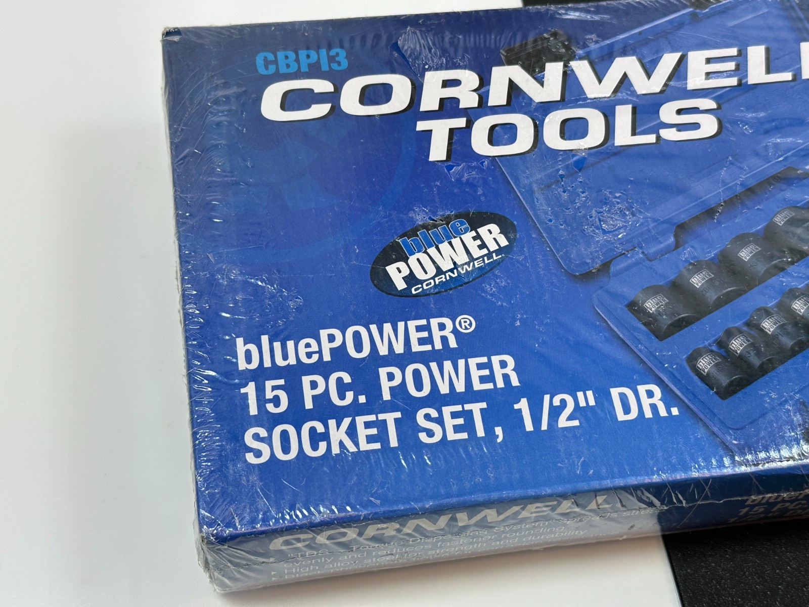 🆕 Cornwell CBPI3 15pc 1/2” Drive Metric 10mm-24mm Shallow Impact Socket Set