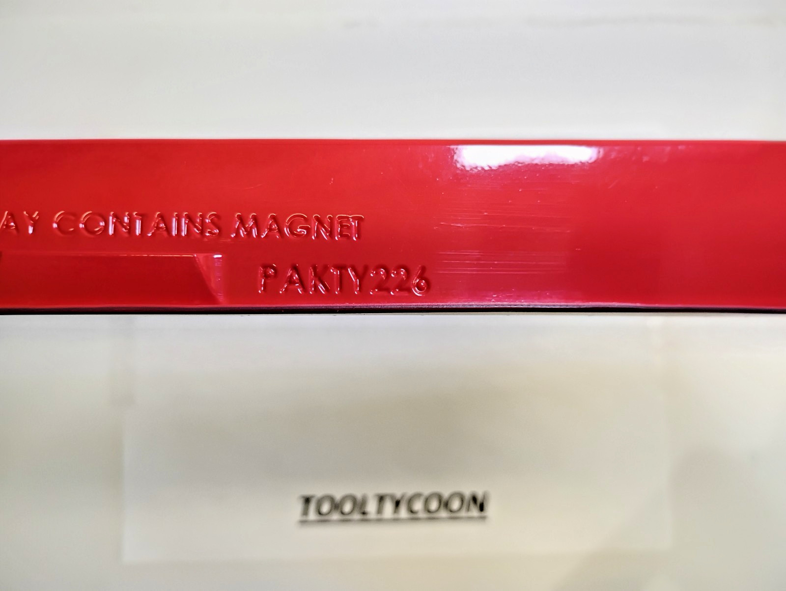 SNAP-ON NEW MAGNETIC TRAY RED FOR KIT # 214SFY *TRAY ONLY* PAKTY226