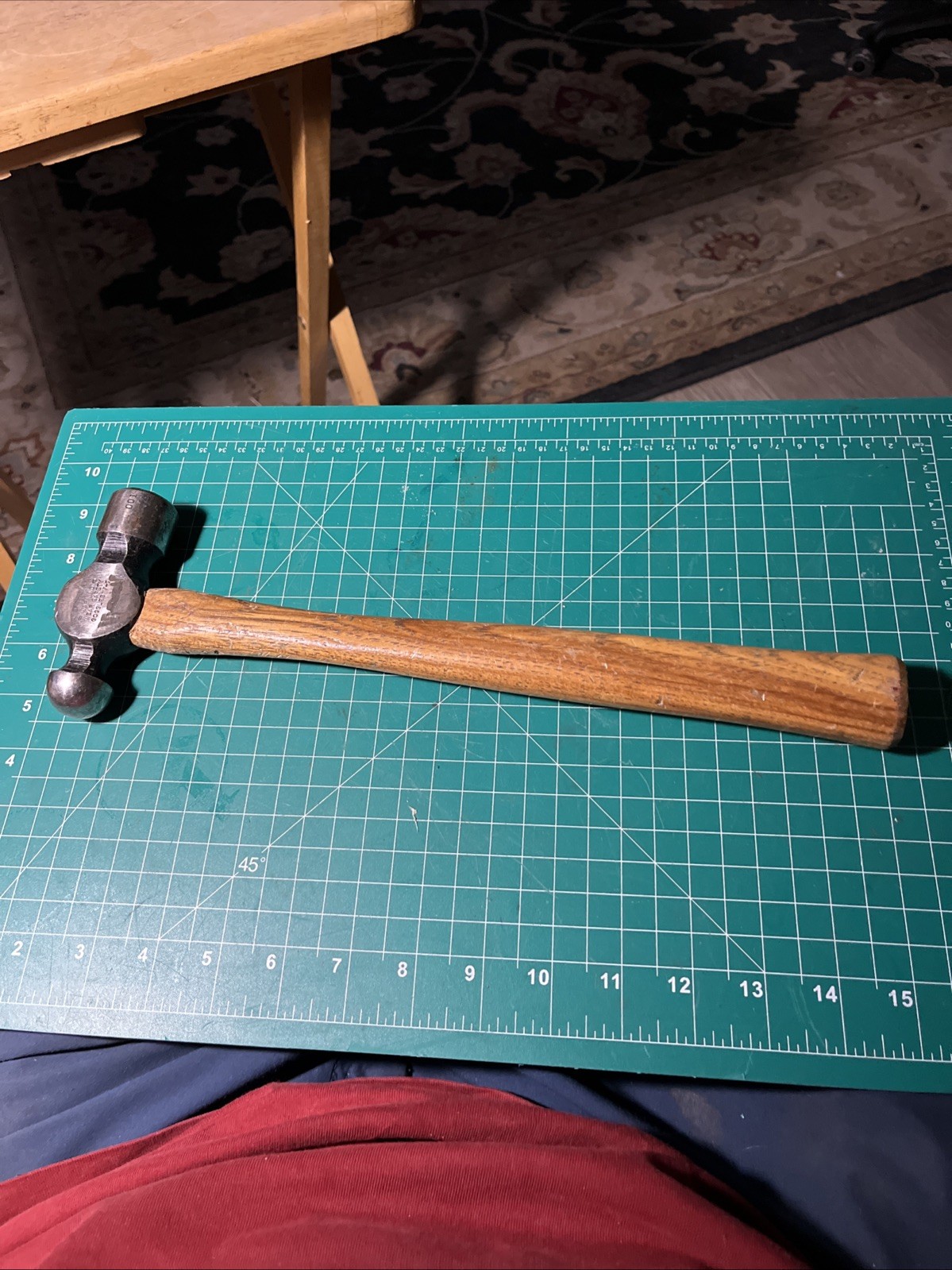 Blue-Point 14″ Hickory BALL PEEN HAMMER 16 oz BP16B USA