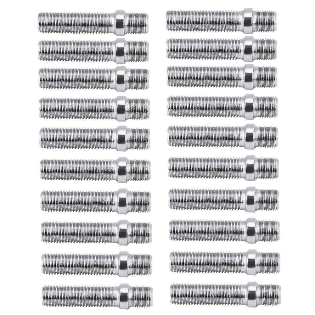 20 PCS 50mm Extended Wheels Stud Conversion 12×1.5 To 12×1.5 Screw Adapter
