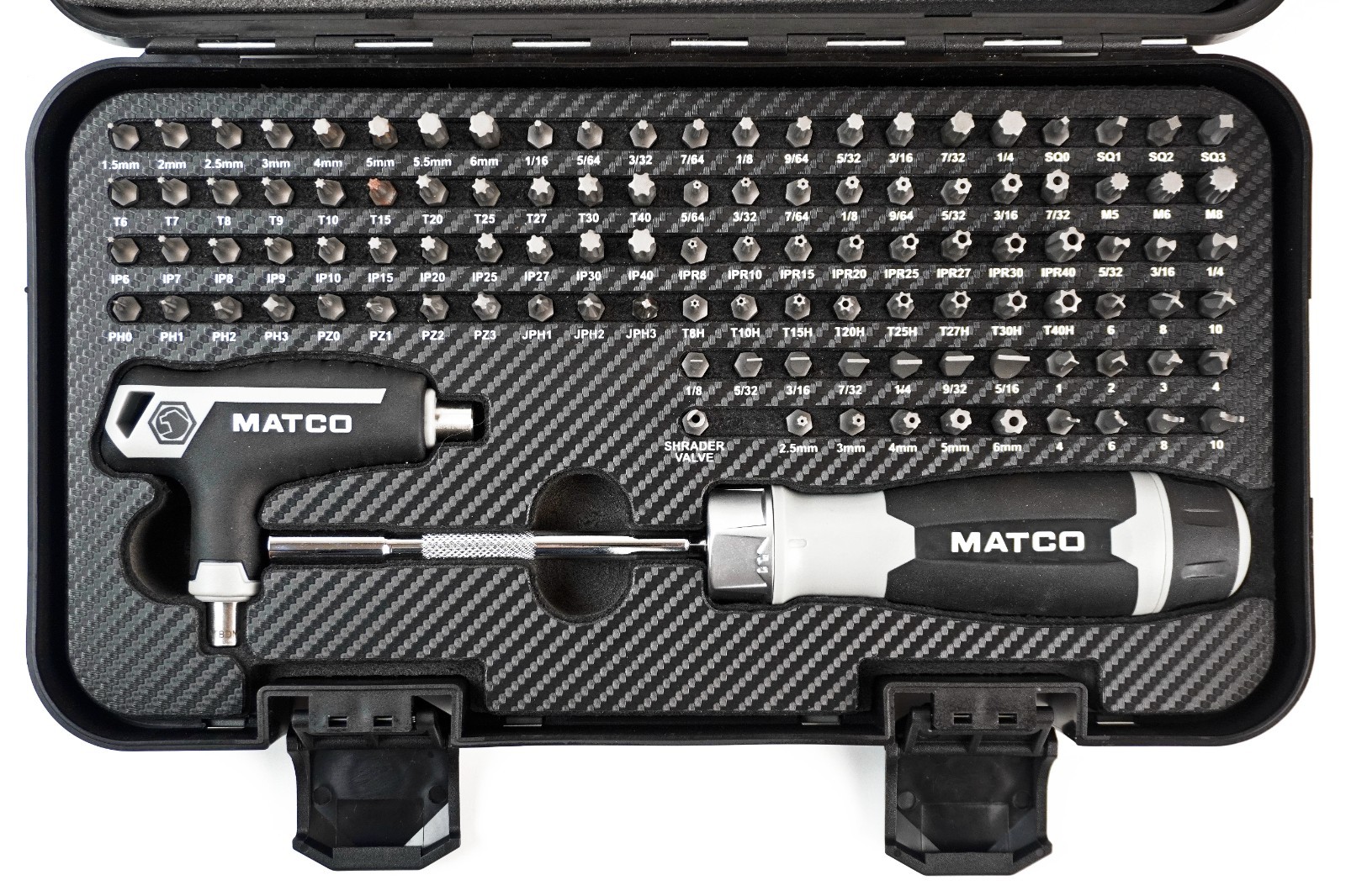 Matco Tools SBIT112OGB 112 Piece Opti-Grip Multi-Bit Set -A
