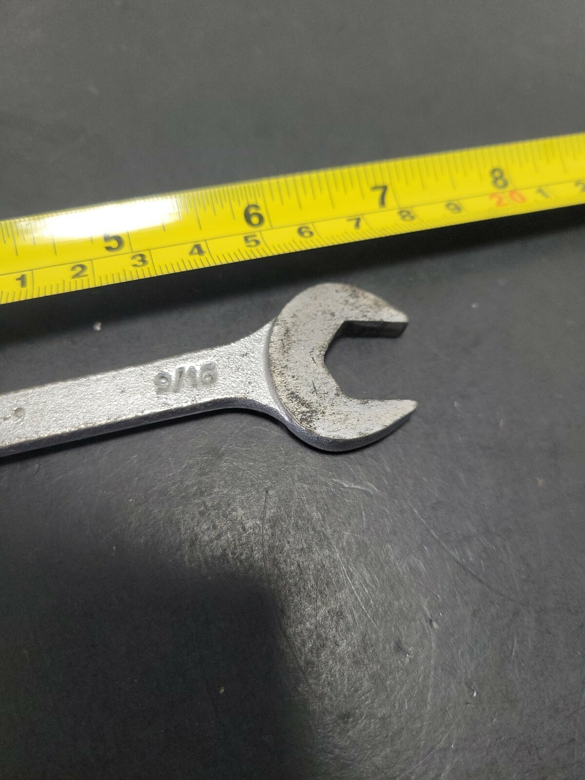 Vanadium Tool CO. Combination Wrench 9/16″ SAE C-9 12 Point Open-Ring Spanner