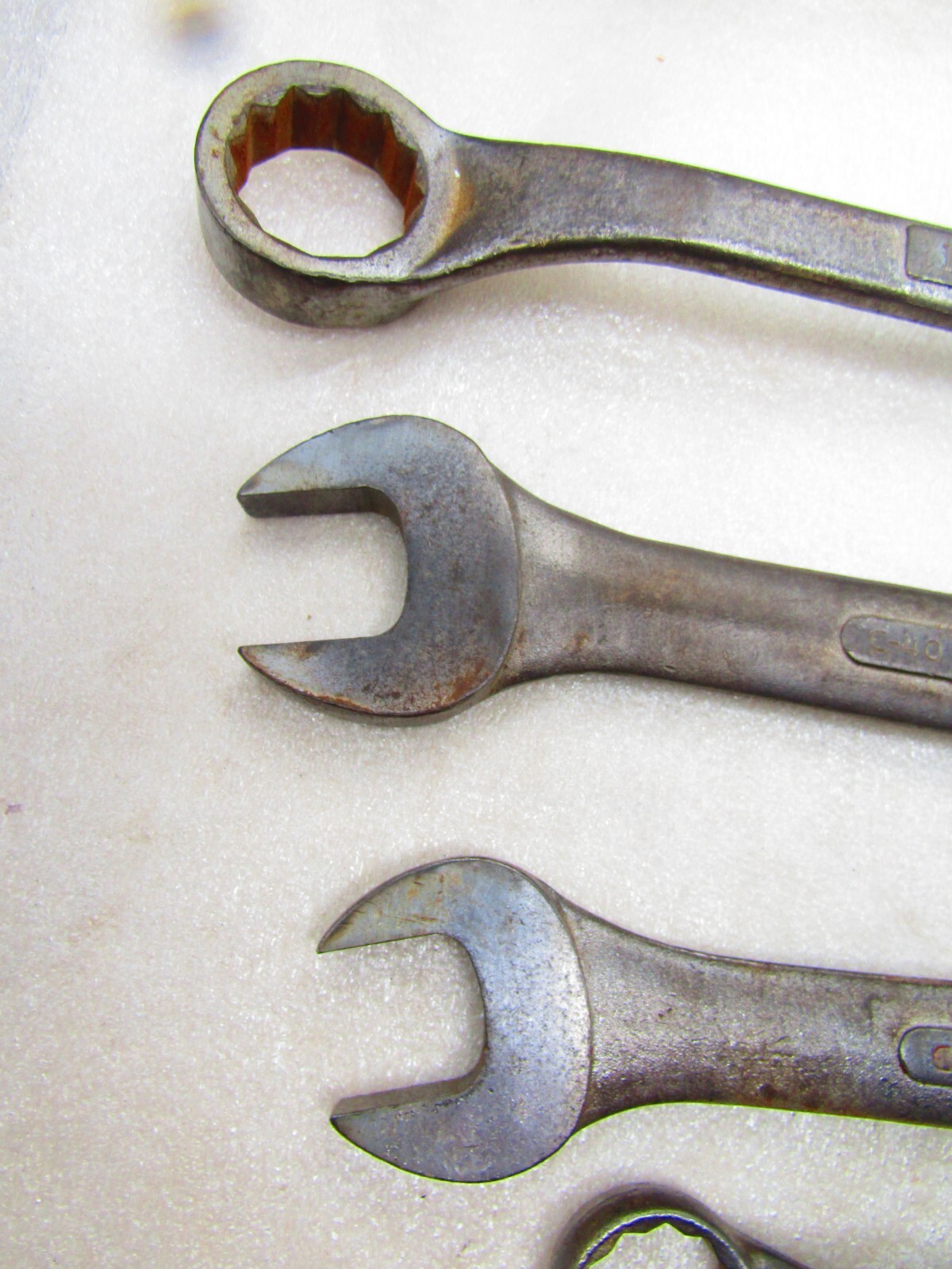 Combination SAE wrench assortment, 4 pieces inc. S-K