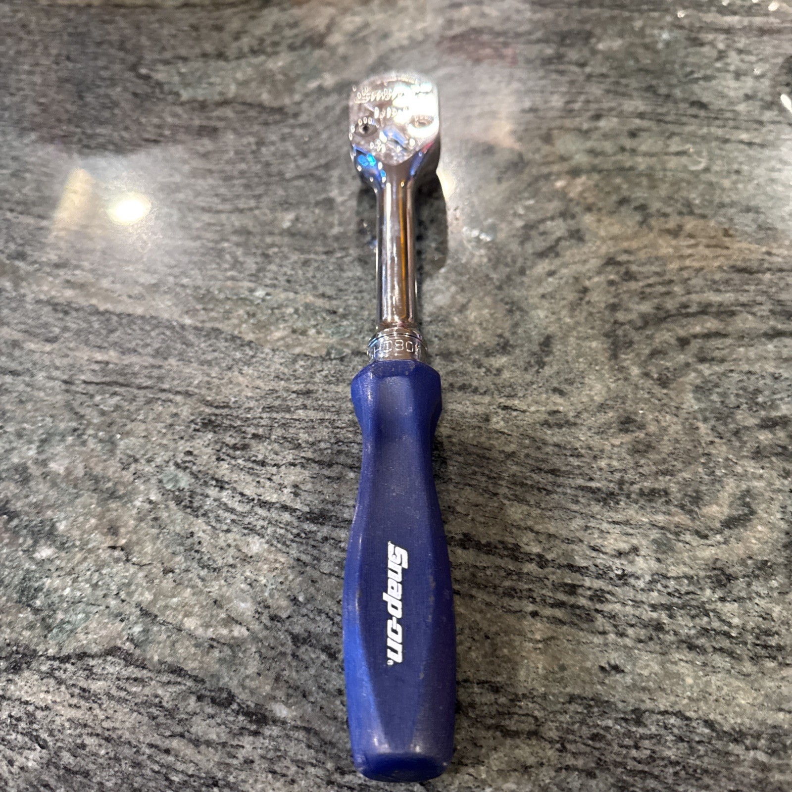 Snap On shd80a 1/2” drive hard handle ratchet old blue 11-5/8” long new