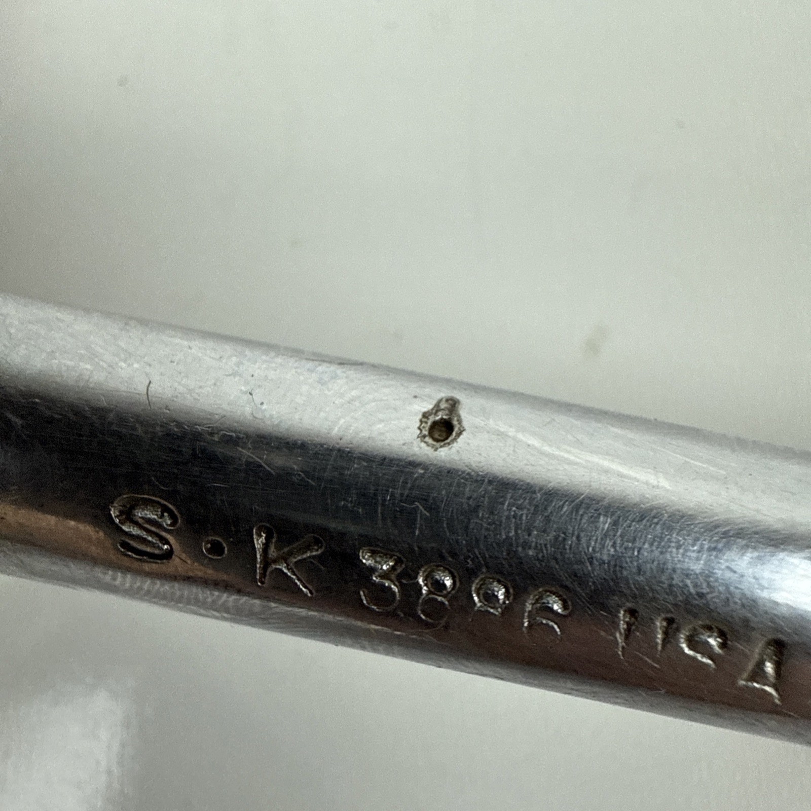 Rare S-K Tools USA SK 3/8″ DRIVE PALM GRIP fine tooth ratchet 3886 USA