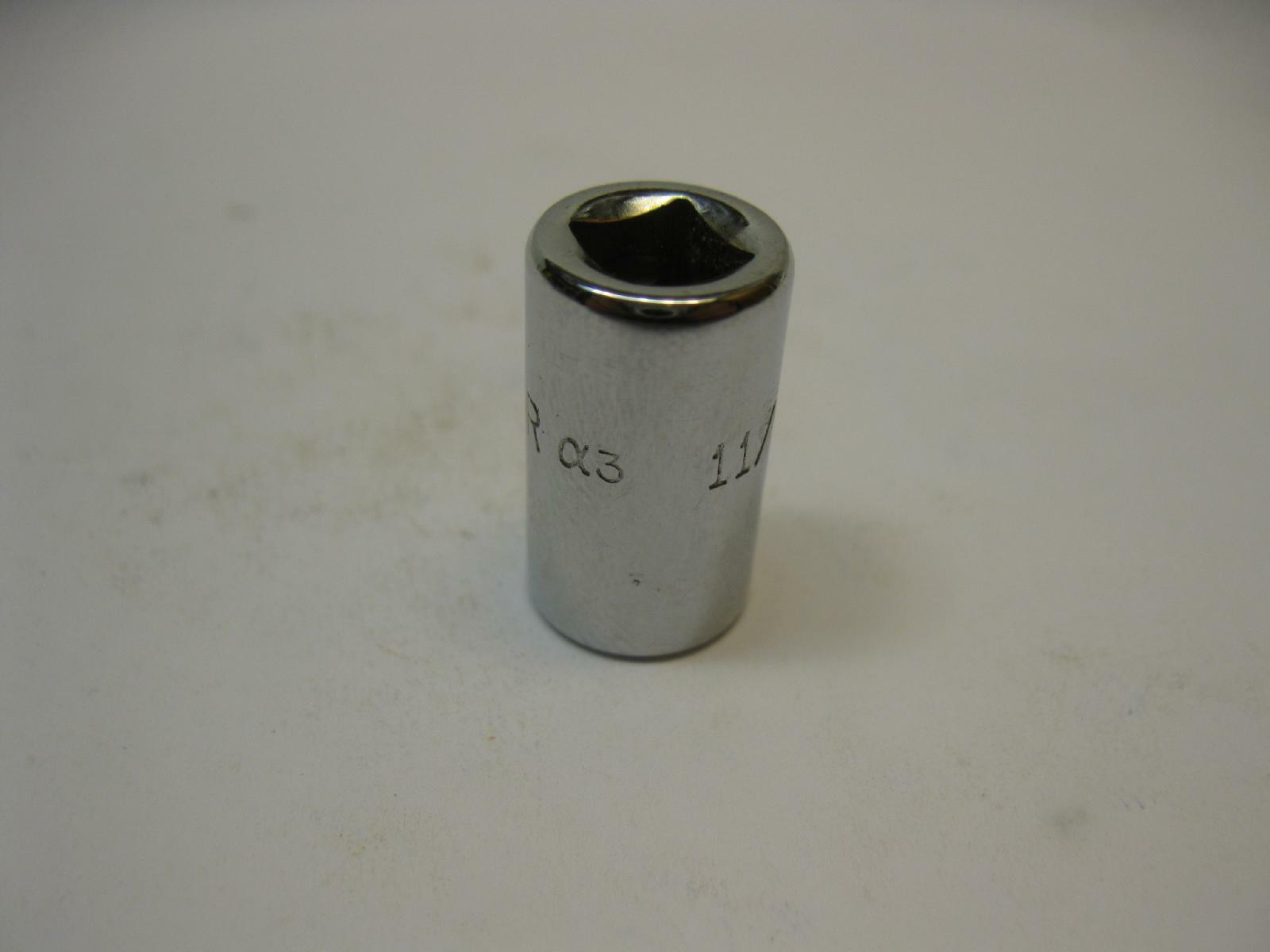 MAC tools 1/4″ drive 11/32 SAE 6 point SOCKET USA M116R Nice!
