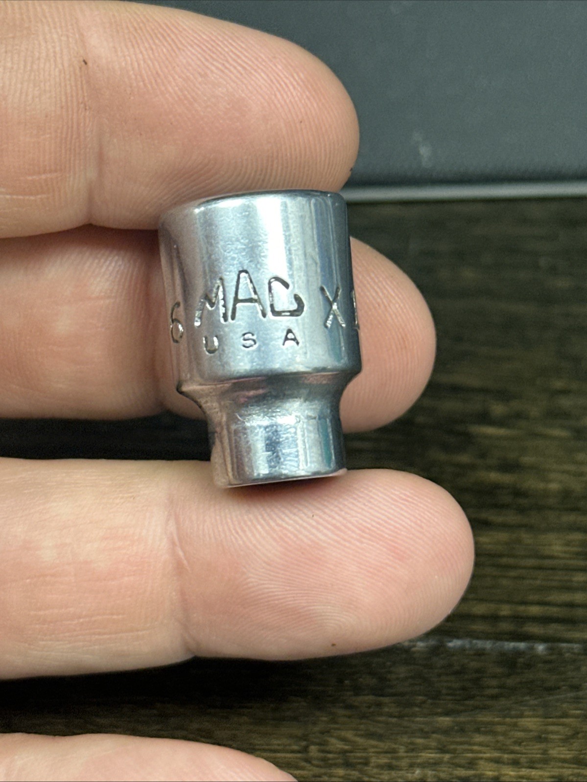 Mac Tools USA X106 5/16″ SAE Shallow Socket 3/8″ Drive 6 Point Chrome Finish