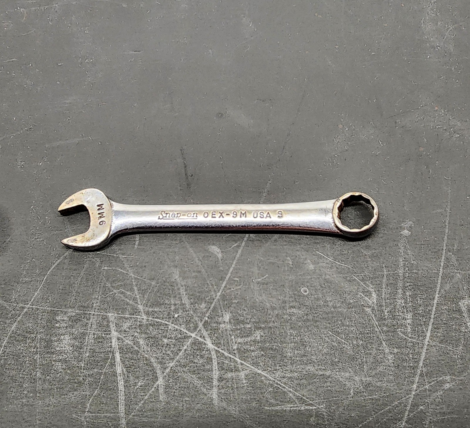 Snap On Vintage Metric Combination Wrench Lot. 9 Pieces 1958/59 1967